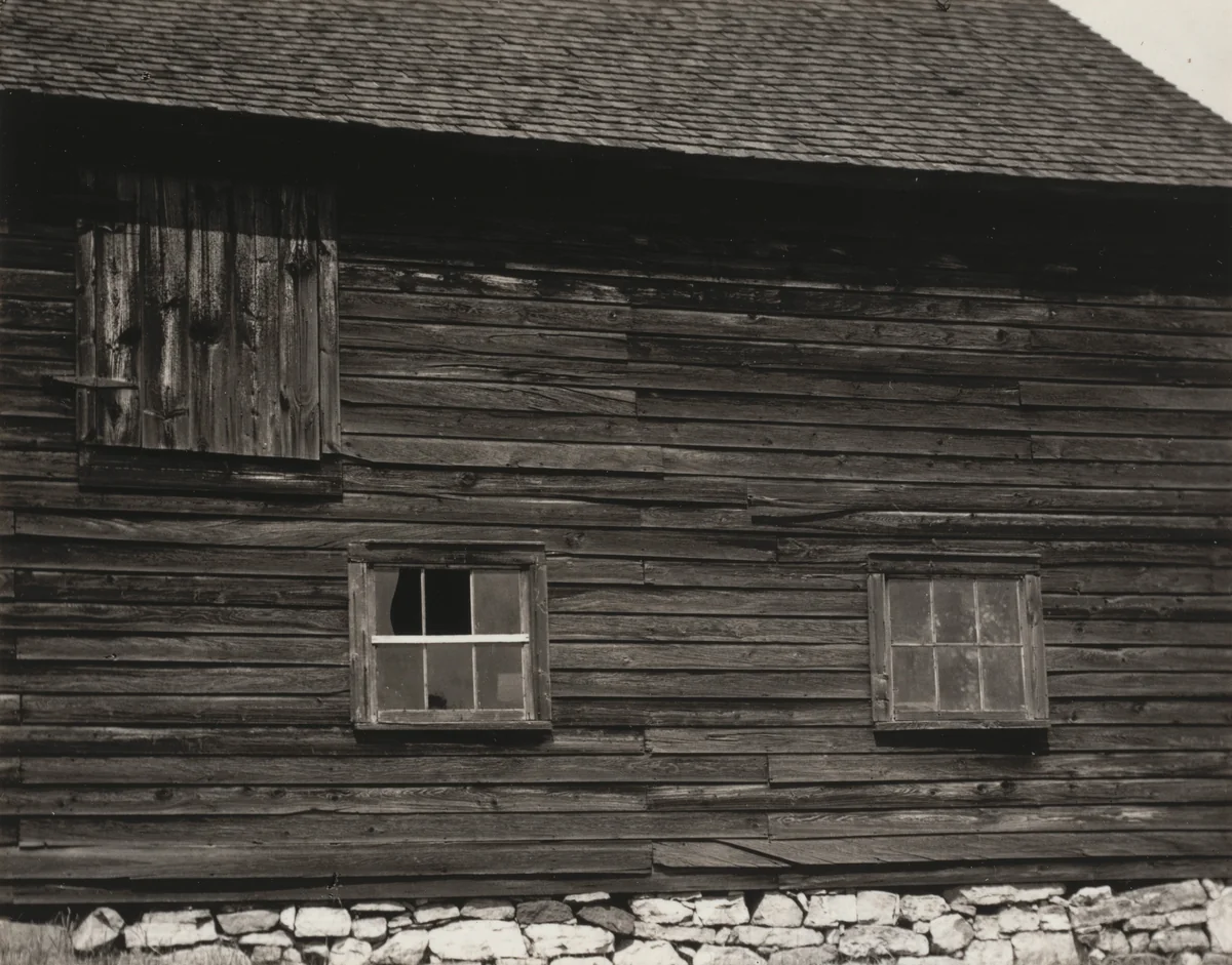 Barnside by Alfred Stieglitz, photograph, 1923