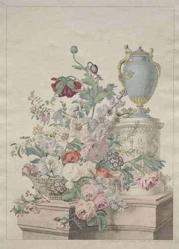 Flore Pittoresque ou Recueil de Fruits et de Fleurs by Antoine Chazal, print, 1825
