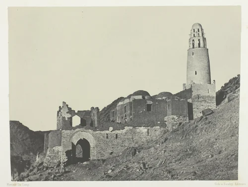 Mosquée de Bellal au Village de Bab; Nubie, plate 83 from the album "Egypte, Nubie, Palestine et Syrie" (1852) by Maxime Du Camp, photograph, 1849-1851