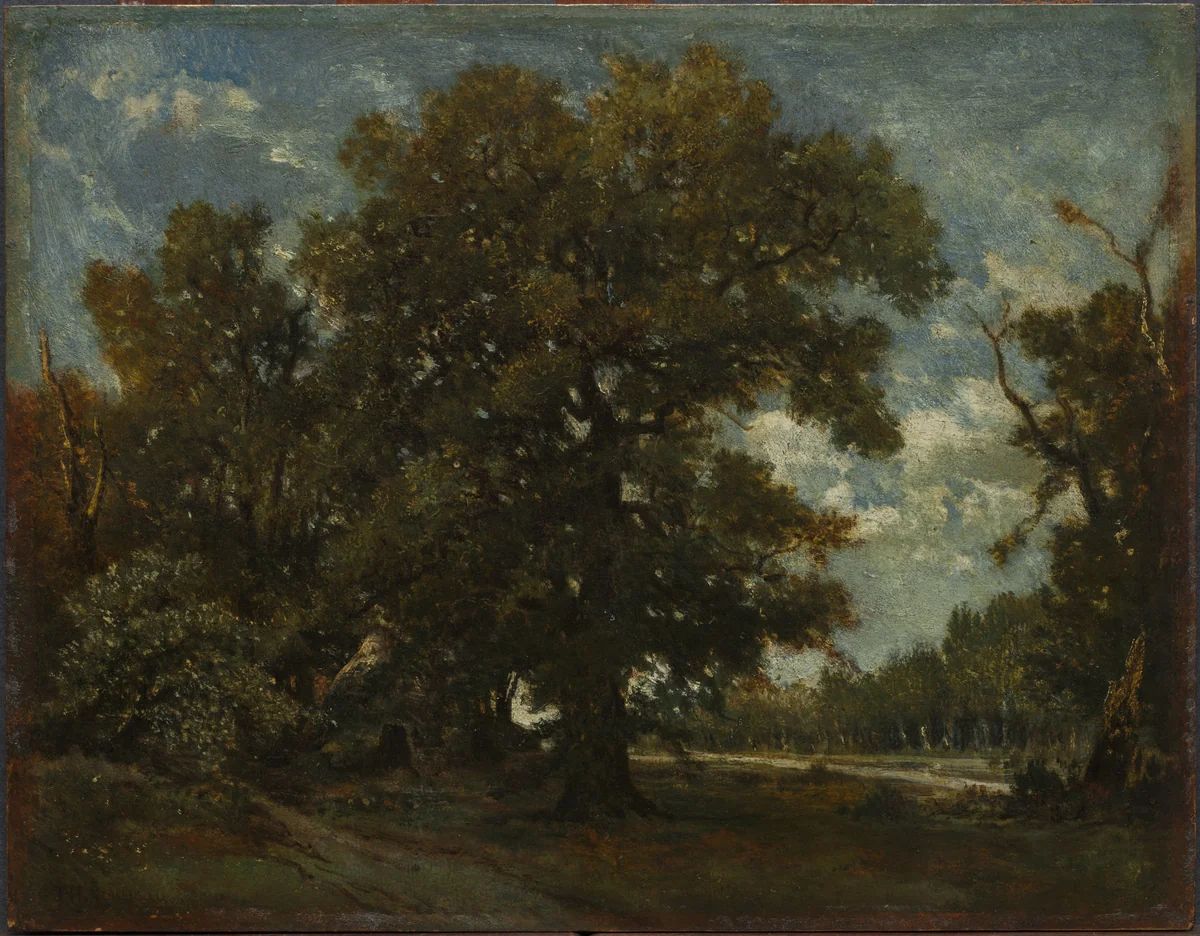 The Oak Tree by Théodore Rousseau, painting, 1800-1899