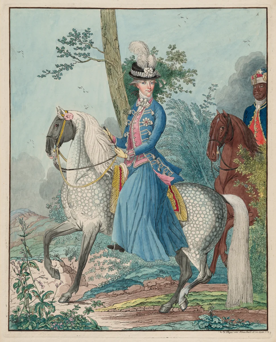 Frederica Sophia Wilhelmine by Isaac Lodewijk de la Fargue van Nieuwland, print, 1778