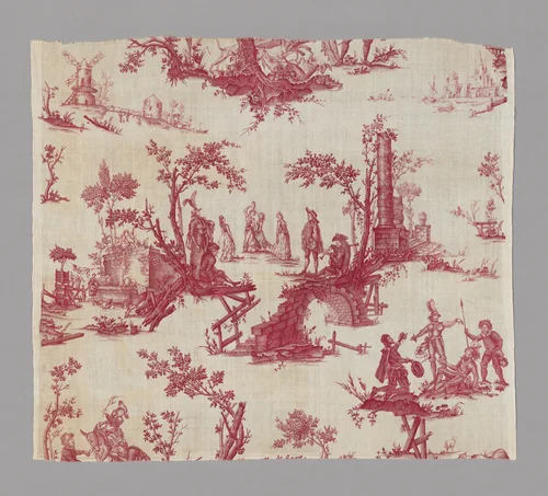 Don Quichotte (Don Quixote) (Furnishing Fabric) by Jean Jacques Lagrenèe le Jeune
Charles Nicolas Cochin l'Aîné
Magdaleine Hortenels Cochin
Jean Baptiste Haussard
Louis Silvestre l'Aîné
Charles Antoine Coypel, textile, 1780-1790