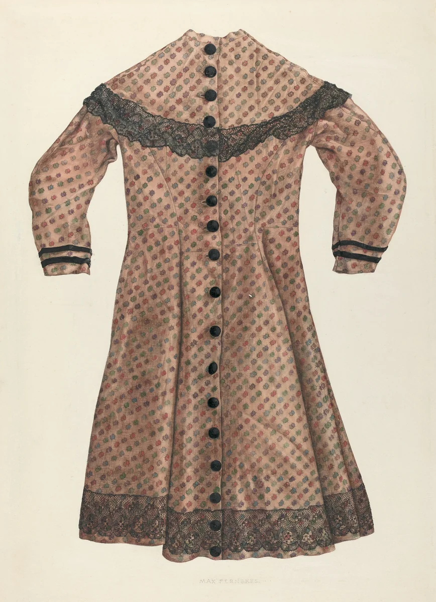 Challis Girl's Dress by Max Fernekes, index of american design, 1937