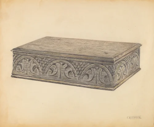 Bible Box by Francisco Alvarez, index of american design, 1936