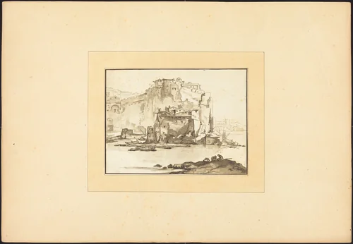 Mediterranean Seascape by Maria Catharina Prestel; Thomas Wyck, portfolio, 1782-1785