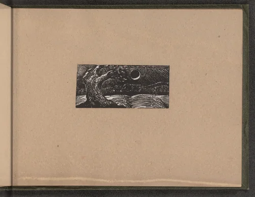 Blasted Tree and Flattened Crops by William Blake, print, 1821