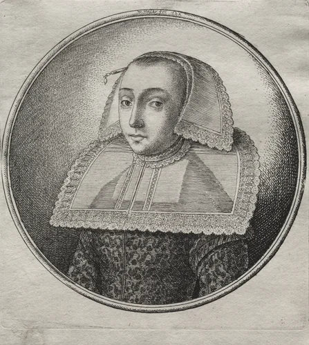 Kaufmann's Frau aus Hanan by Wenceslaus Hollar, print, 1649-1949