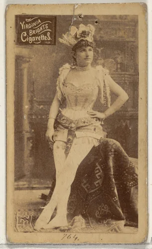 Card 764, from the Actors and Actresses series (N45, Type 2) for Virginia Brights Cigarettes by Allen & Ginter, photograph, 1885-1891