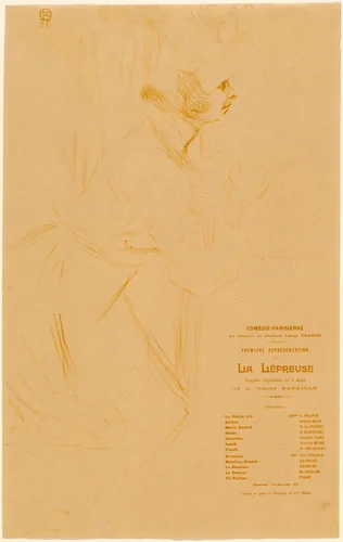La Lépreuse by Henri de Toulouse-Lautrec, print, 1864-1901