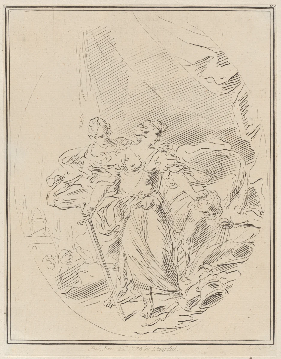 Judith slaying Holofernes by Giuseppe Canale, print, 1775