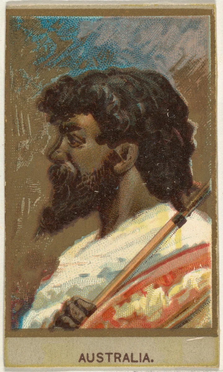 Australia, from the Races of Mankind series (T181) issued by Abdul Cigarettes by Abdul Cigarettes, print, 1881