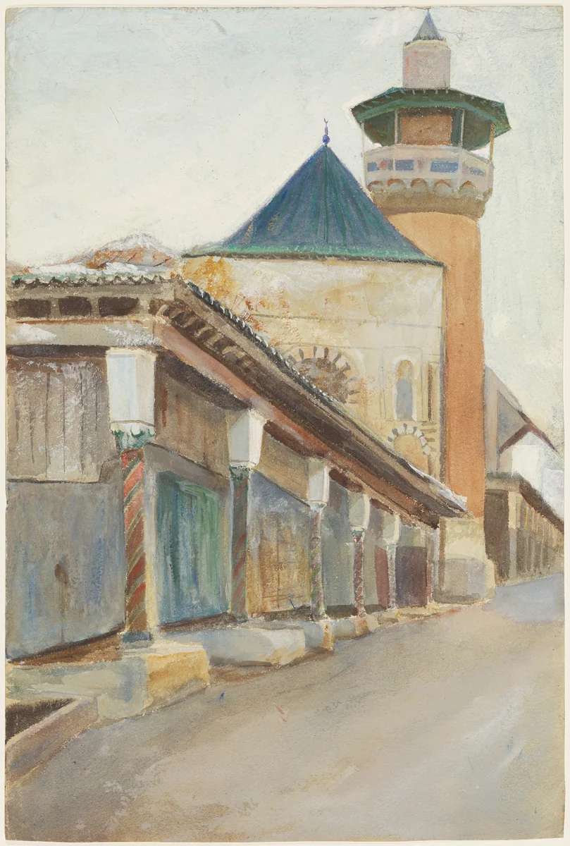 A Street, Tunis by Emily Sargent, drawing