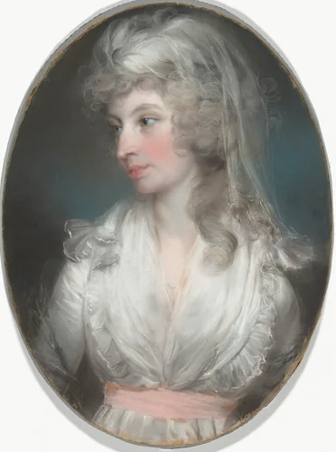 Mary Wood by John Russell, drawing, 1794