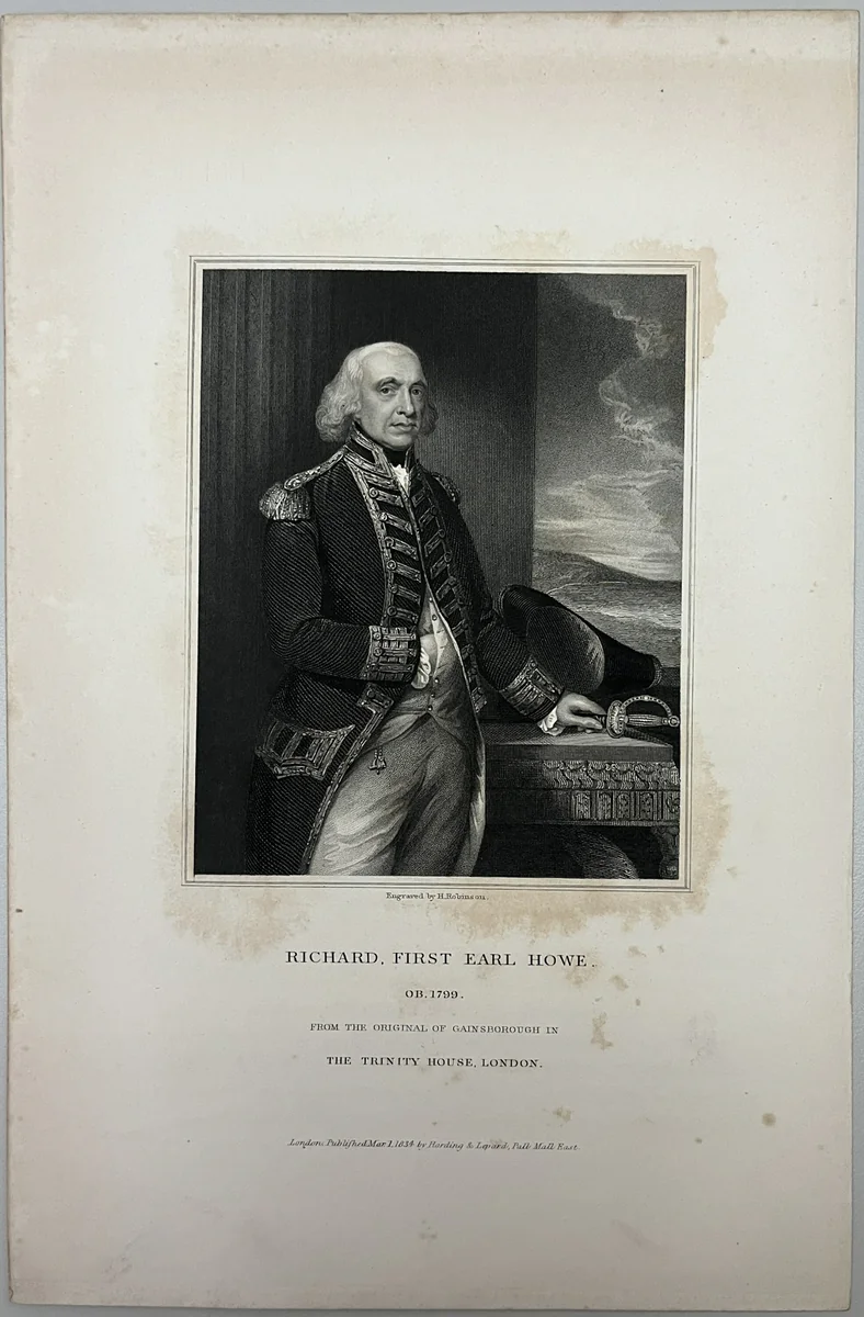 Richard, First Earl Howe by Thomas Gainsborough, other, 1834