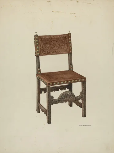 Chair by William Kieckhofel, index of american design, 1941