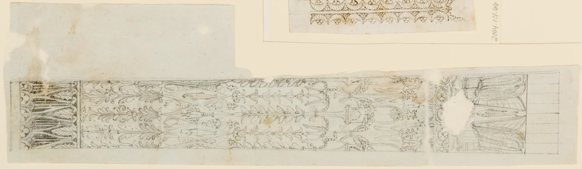 Design for the Decoration of the Barrel of a Firearm by Nicolas Noël Boutet, drawing, 1772-1830