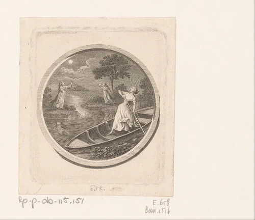 Bärbel het scheepsmeisje by Daniel Nikolaus Chodowiecki, print, 1791