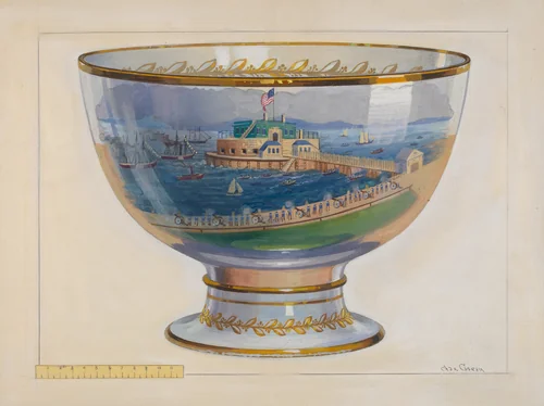 Punch Bowl by Charles Caseau, index of american design, 1936