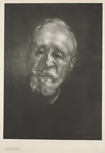 Puvis de Chavannes by Eugène Carrière, print, 1897