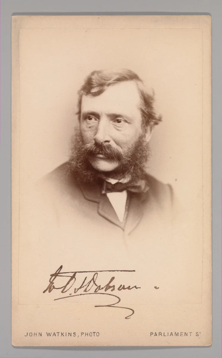 [William Charles Thomas Dobson] by John and Charles Watkins, photograph, 1860-1869