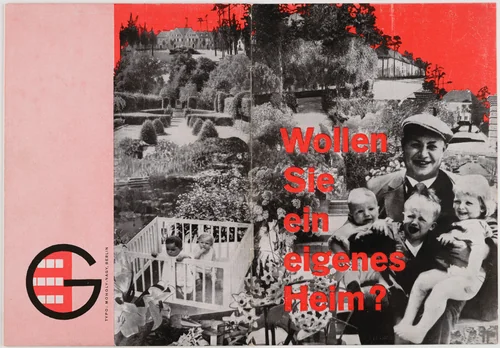 Wollen Sie ein eigenes Heim? by László Moholy-Nagy, design, 1929