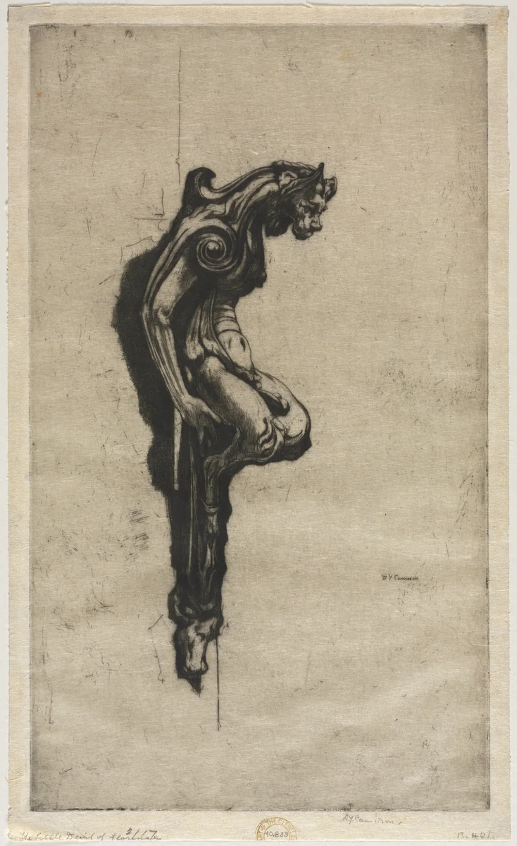 The Little Devil of Florence by David Young Cameron, print, 1907