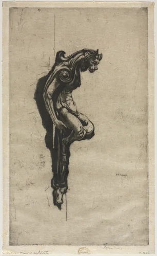 The Little Devil of Florence by David Young Cameron, print, 1907