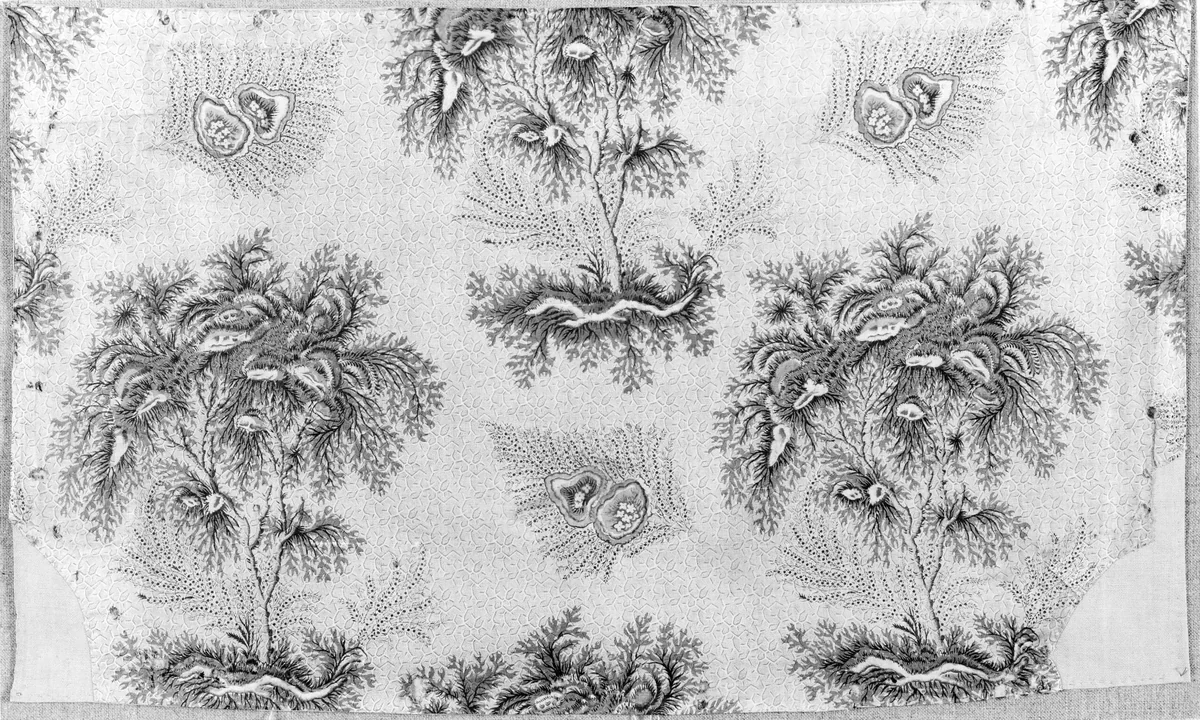 Panel by England, textile, 1830-1850