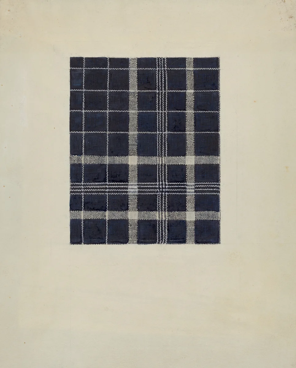 Shaker Kerchief by Lucille Chabot, index of american design, 1936