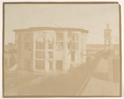 Teheran. Prime Minister's House (Nezanneh) by Luigi Pesce, photograph, 1858