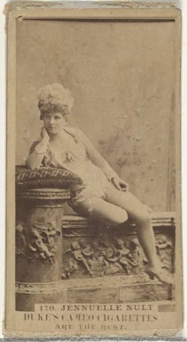 Card Number 170, Jennuelle Nult, from the Actors and Actresses series (N145-5) issued by Duke Sons & Co. to promote Cameo Cigarettes by W. Duke, Sons & Co., photograph, 1880-1889
