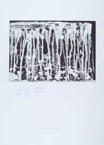 Small Horizontal Falls by Pat Steir, print, 1991