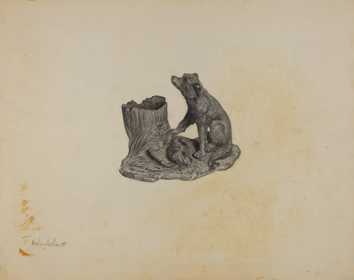 Match Holder by Helen Hobart, index of american design, 1940