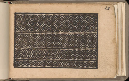 Schön newes Modelbuch (Page 28r) by Sigismundus Latomus, book, 1608
