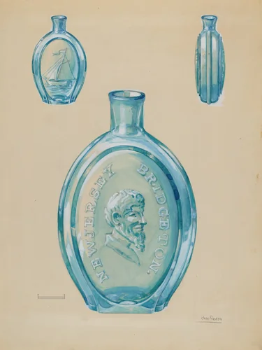 Flask by Charles Caseau, index of american design, 1936