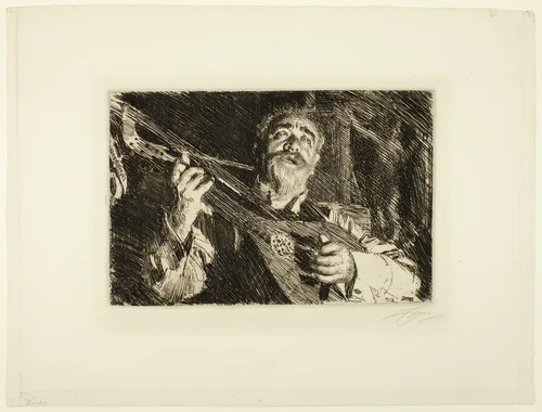 Vicke by Anders Zorn, print, 1918