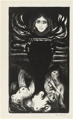 The Urn (Urnen) by Edvard Munch, print, 1896