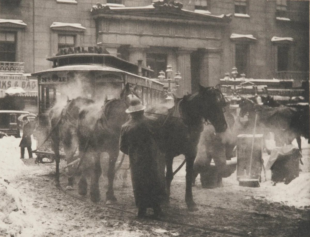 The Terminal by Alfred Stieglitz, photograph, 1893