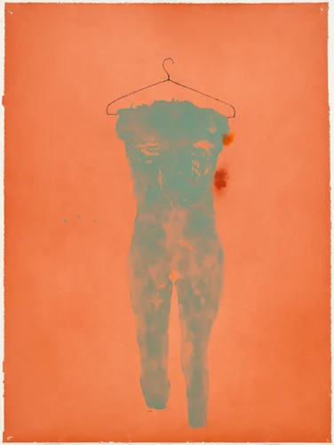 Torso I (working proof) by Nathan Oliveira, print, 2004