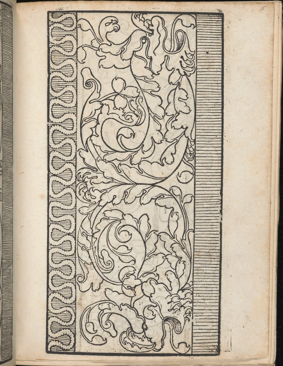 Ein new Modelbuch..., page 15 (recto) by Johann Schönsperger, book, 1524