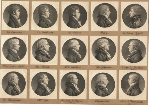 Saint-Mémin Collection of Portraits, Group 31 by Charles B. J. Févret de Saint-Mémin, volume, 1803-1807