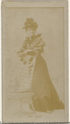 Anna Bruce, from the Actors and Actresses series (N145-8) issued by Duke Sons & Co. to promote Duke Cigarettes by W. Duke, Sons & Co., photograph, 1890-1895