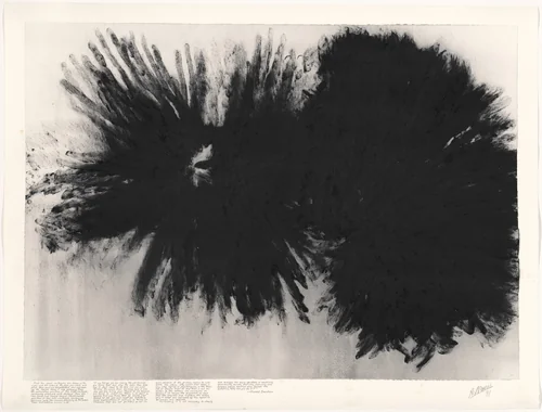 Blind Time IV (Drawing with Davidson) by Robert Morris, drawing, 1991