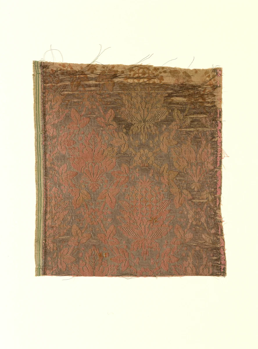 Fragment by Italy, textile, 1601-1700