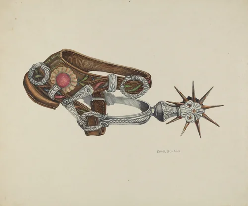 Woman's Spur by Ethel Dougan, index of american design, 1940