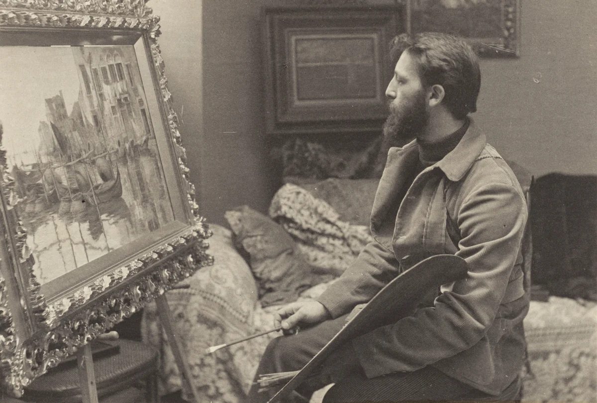 Sime Herrmann by Alfred Stieglitz, photograph, 1894