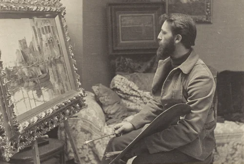 Sime Herrmann by Alfred Stieglitz, photograph, 1894