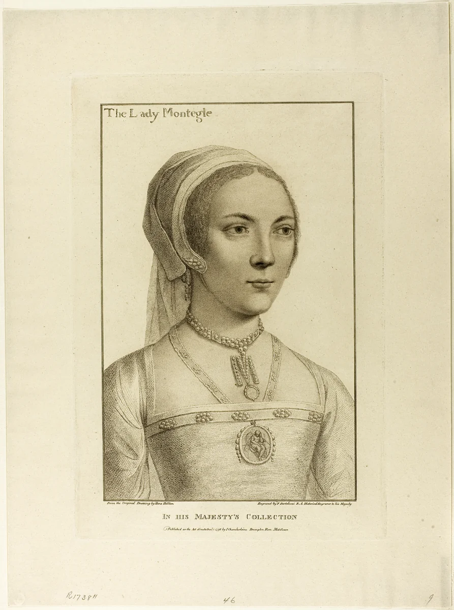 Lady Montegle by Francesco Bartolozzi, print, 1796