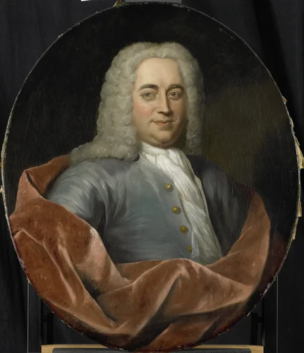 Portrait of Walter Senserff, Director of the Rotterdam Chamber of the Dutch East India Company, elected 1731 by Jan Maurits Quinkhard, painting, 1731-1772