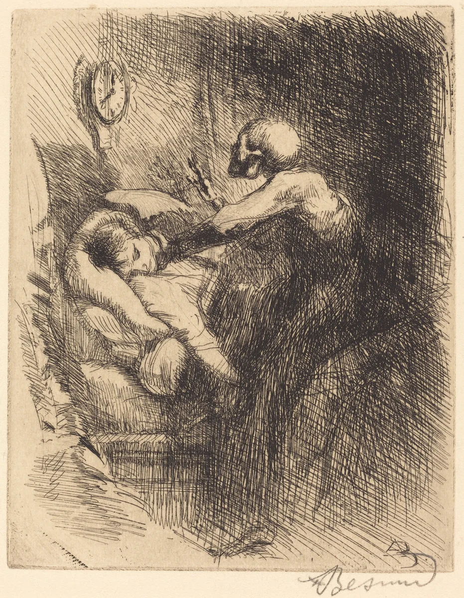 Punctual (Ponctuelle) by Albert Besnard, print, 1900